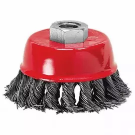 Щетка для УШМ 65 мм "чашка" витая Китай