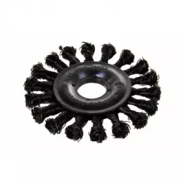 Щетка круглая стальная витая ф125