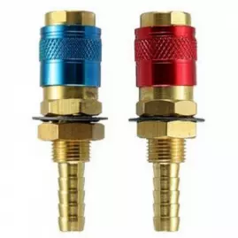 Соединитель панельный TIG (вода, газ)быстросъемный (d 6мм)