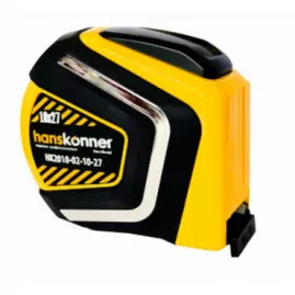 Рулетка HK2010-02-5-27 Hanskonner (5x27, автостоп,противоударный обрезин.корпус,СУПЕРМОЩ.МАГНИТ)