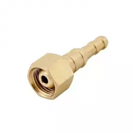 Гайка накидная КЕДР G3/8 с нипелем Ø6 для горелок TIG, MIG