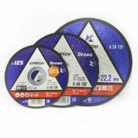 Круги для резки металла А24TBF 125*1,2*22,2 Кратон
