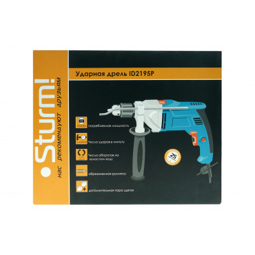 Дрель ударная Штурм ID2195P 1000 Вт. Фото 4