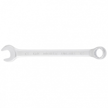 Ключ комбинированный 12мм. матовый хром Матрикс. Фото 1