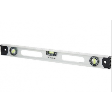 Уровень алюминиевый "Рельс"1000мм,3 глазка Матрикс. Фото 1