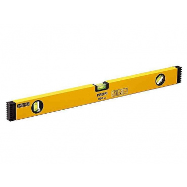 Уровень магнитный 600мм, 3 глазка коробчатый,усилен.. Фото 1