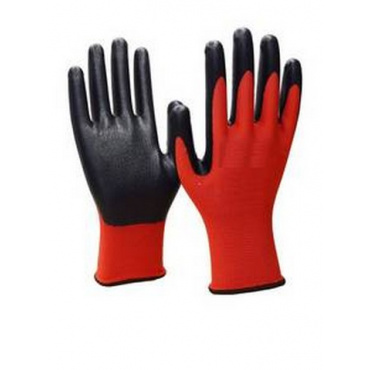 Перчатки нейлоновые с нитриловым покрытием ладони(XL(10)). Фото 1