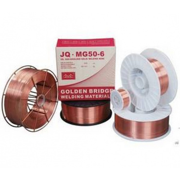 Сварочная проволока JQ.MG50-6 (СВО8Г2С) ф 1,0  5 кг.Золотой мост. Фото 1