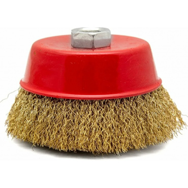 Щетка для УШМ 100 мм "чашка" Китай. Фото 1