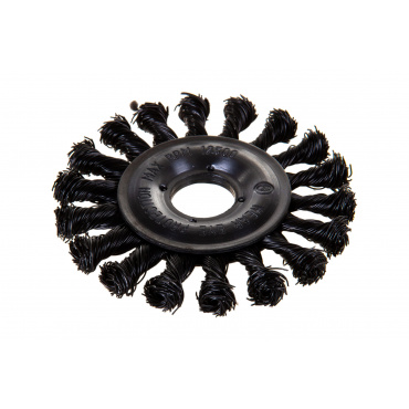 Щетка круглая стальная витая ф125. Фото 1