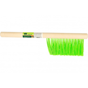 Щетка-сметка 3-рядная 320мм дер. ручка. Фото 1