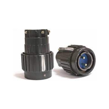 Разъем 2 pin, вилка "папа" (для горелки TIG, КЕДР TIG-200Р/315BP AC/DC). Фото 1