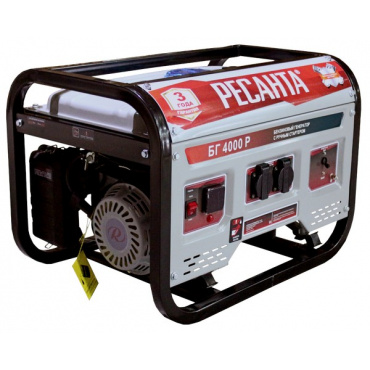 Электрогенератор БГ 4000 Р Ресанта 64/1/44. Фото 1