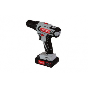 Дрель-шуруповерт аккумуляторная ДА-14-2ЛК Ресанта. Фото 1