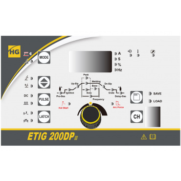 Аппарат аргонодуговой сварки HUGONG ETIG 200DP III (cold tack). Фото 5