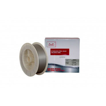 Проволока нержавеющая JQ.MG307Si (OK Autrod 16.95) ф 1,2 15кг Золотой мост. Фото 1