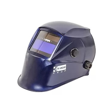 Маска сварщика КЕДР К-202 "PRIME", синяя. Фото 1