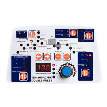 Сварочный аппарат аргонодуговой сварки GROVERS ENERGY TIG200 AC/DC DOUBLE PULSE. Фото 3