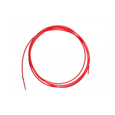 Канал направляющий тефлоновый д.1,0-1,2 мм 5,5м красный Basic. Фото 1