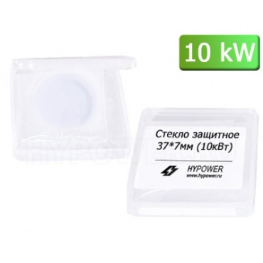 Стекло защитное 37мм*7мм 10 кВт. Фото 1