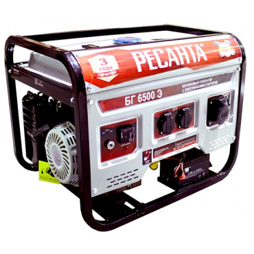 Электрогенератор БГ 6500 Э Ресанта 64/1/46. Фото 1