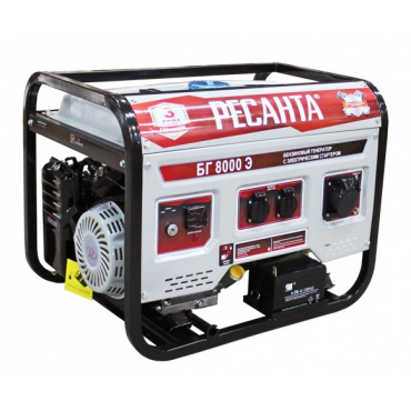 Электрогенератор БГ 8000 Э Ресанта. Фото 1