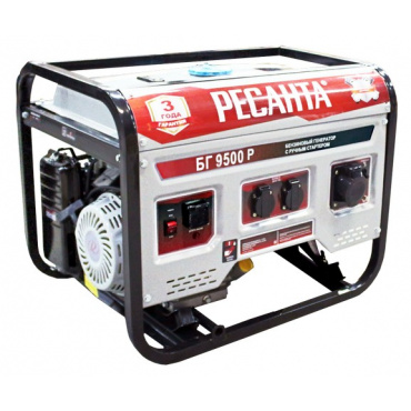 Электрогенератор БГ 9500 Р Ресанта. Фото 1