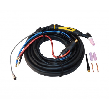 Горелка аргоновая HUGONG TIG с жидк охл 2 pin WP-18 (8м.). Фото 1