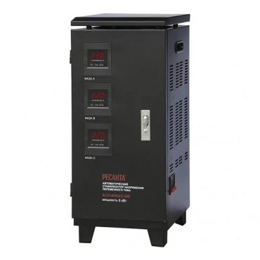 Стабилизатор трехфазный Ресанта АСН-60 000/3-ЭМ. Фото 1