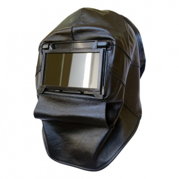 Кожаная маска "АмперС® Морион" без защиты шеи. Фото 1