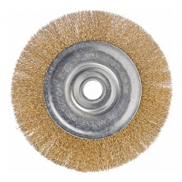 Щетка для УШМ 200мм/22мм, плоская ЕРМАК. Фото 1