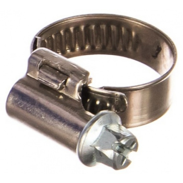 Хомут червячный обжимной 8-12. Фото 1