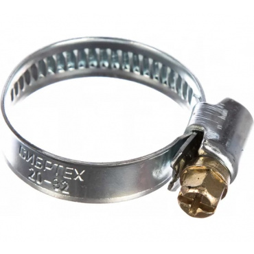 Хомут червячный обжимной 20-32. Фото 1