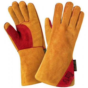 Краги Siberia Т92-11-ru, спилок КРС/хлопок, лен, швы Kevlar. Фото 1