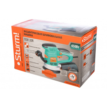 ЭШМ Штурм OS8120R (450 Вт/рег.об./2 подошвы/диам. 125мм и 150мм). Фото 3