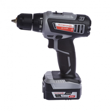 Дрель акк. ИНТЕРСКОЛ ДА-14,4ЭР 14.4V  ( Li-ion 14,4V,2 акб.,2.0Ач) АПИ. Фото 5