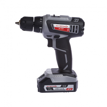 Дрель акк.ИНТЕРСКОЛ ДА-18ЭР 18V ( Li-ion 18V,2 акб.,1,5Ач, 35/19 Нм). Фото 2