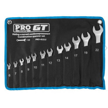 Набор ключей комбинир. 6-22мм 12шт PRO STARTUL GT. Фото 1