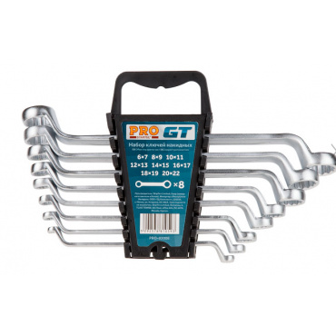 Набор ключей накидн. 6-22мм 8шт PRO STARTUL GT. Фото 1