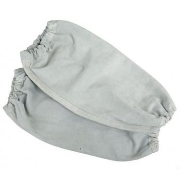 Нарукавники спилковые "Эконом" СЕРЫЕ  (армированная нить 70ЛЛ). Фото 1