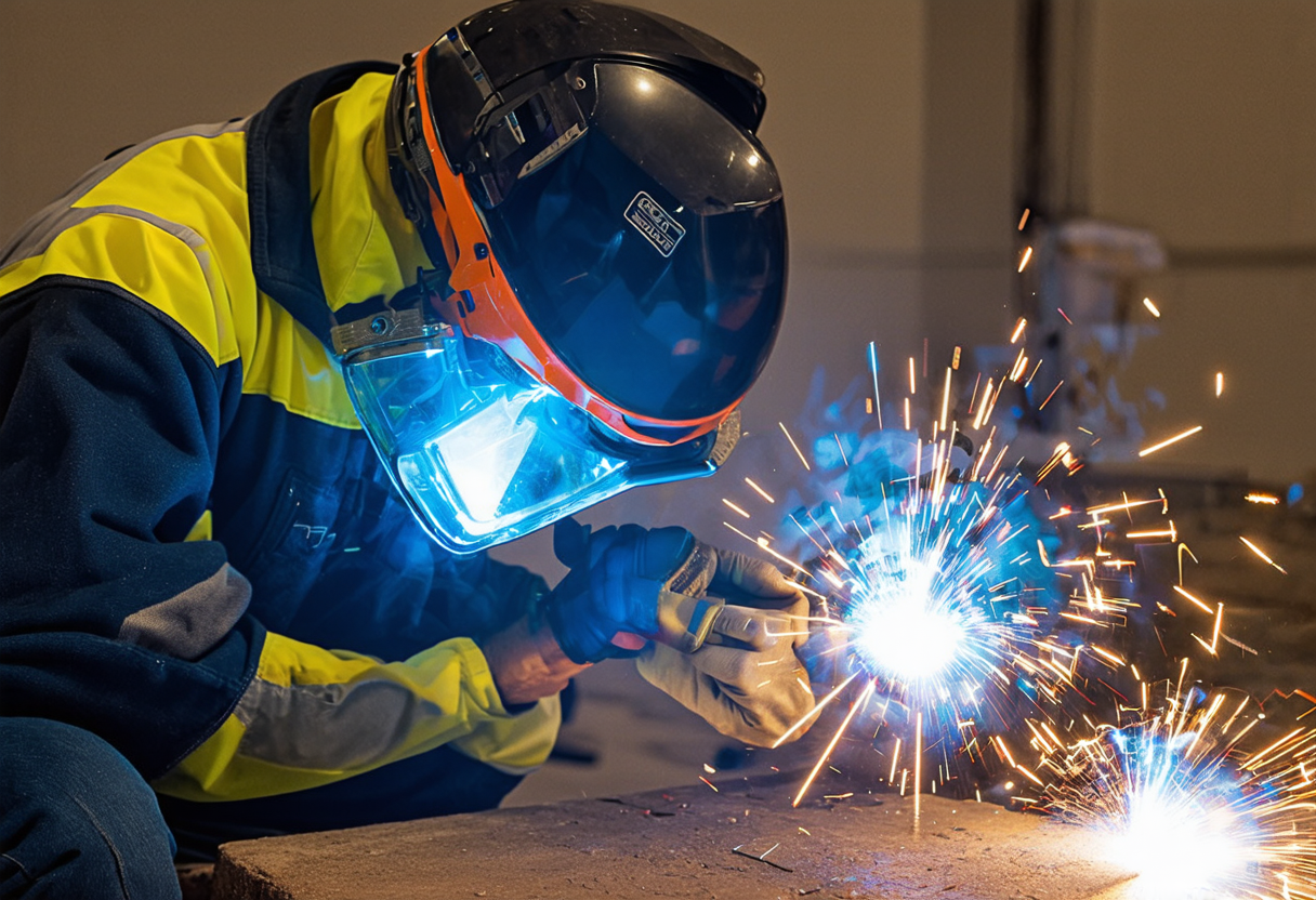 Сварочные работы в подвале многоквартирного дома